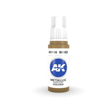 AK Interactive AK11196 Metallic Bronze Acrylic Paint 17ml (3rd Generation)